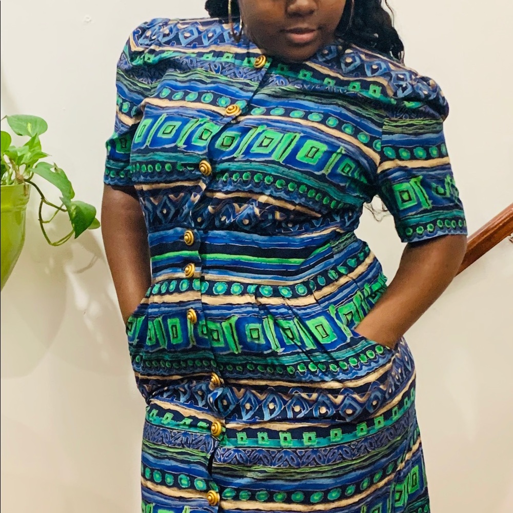 Positive Attitude Vintage Dress